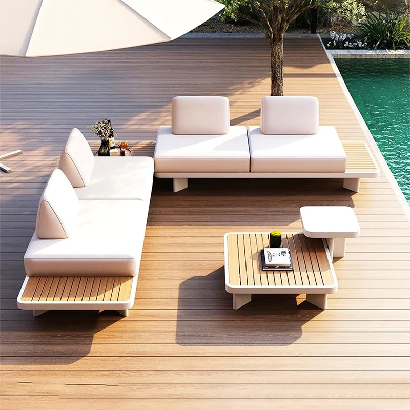 

Уличный диван, двор, бассейн, отдых, уличная вилла, тиковые шезлонги, журнальный столик, балкон, терраса, садовая мебель для отеля