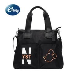 Portátil Disney Mickey Bolsa de Viagem Feminina, Bolsa de Grande Capacidade, Bolsa Crossbody de Um Ombro, Marca de Luxo, Moda, Nova