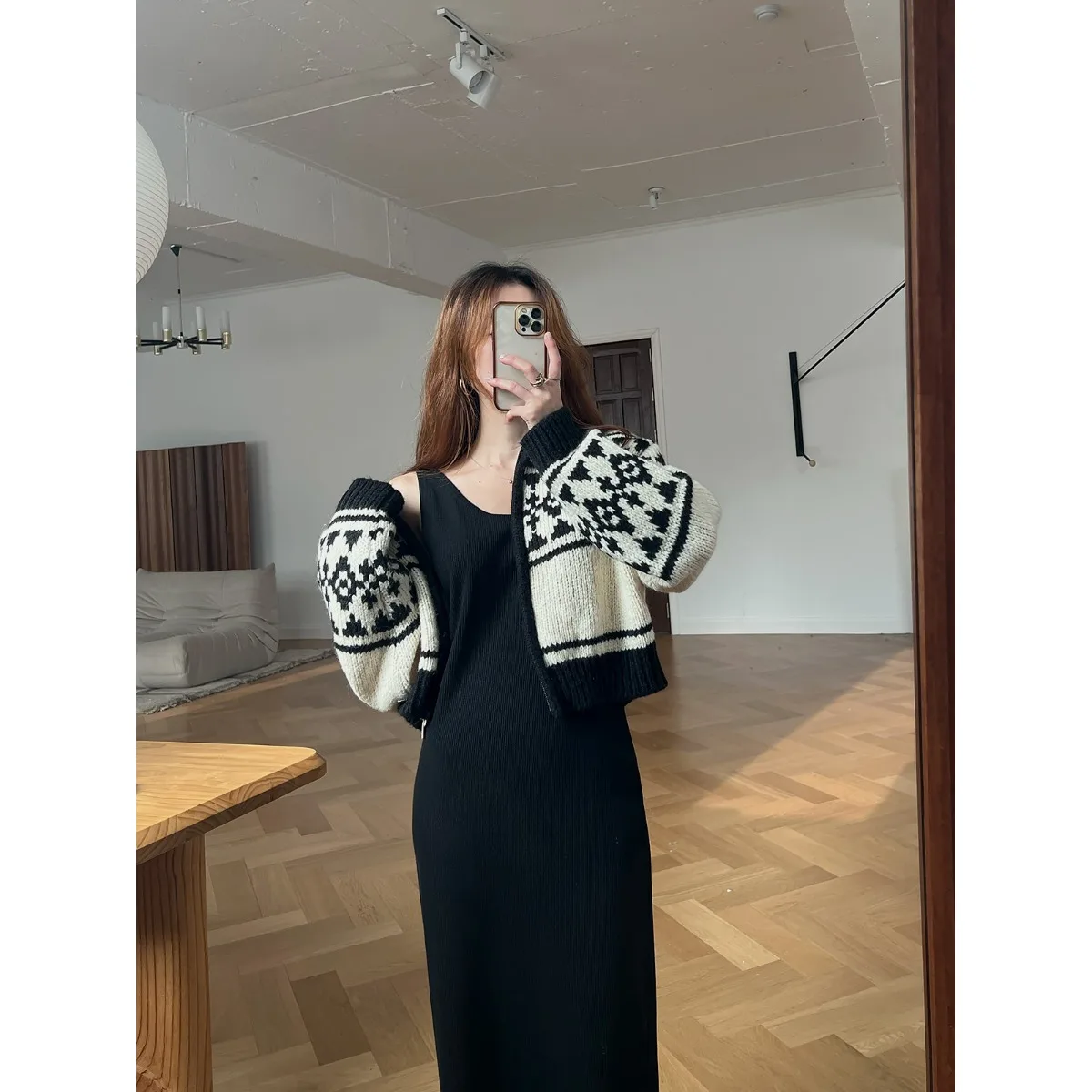 Шикарный вязаный свитер с воротником-стойкой и застежкой-молнией весной-осенью, модный и дизайн Sli f с открытым воротником