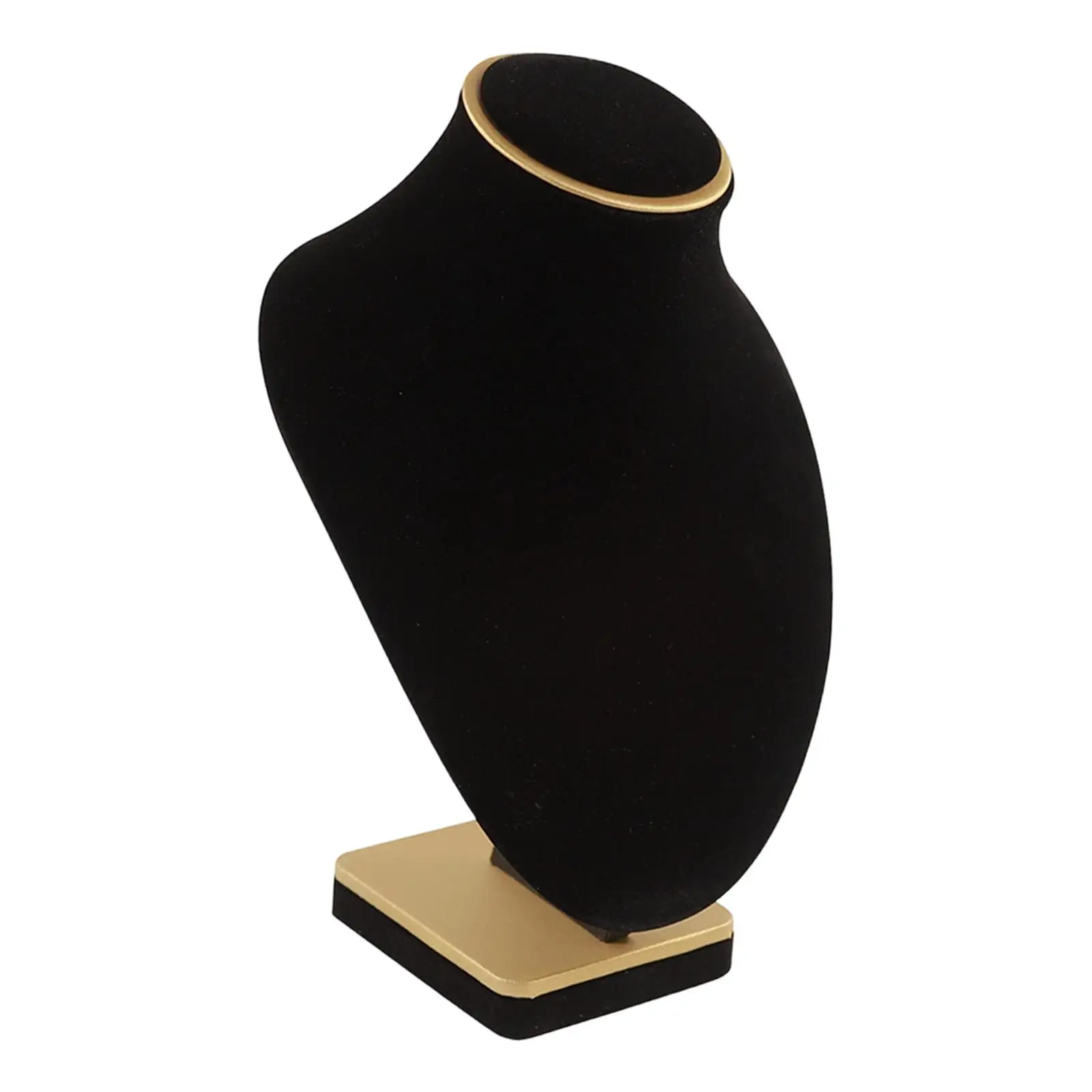 Organizzatore porta collane Espositore per busto in velluto Scaffale da tavolo per boutique e negozi di gioielli