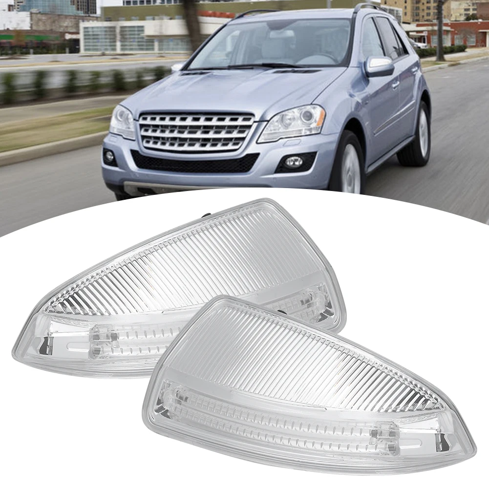 Pair Rearview Mirror Turn Signal Light A2048200821 Fit for MercedesBenz W164 ML300 ML450 ML500 W204 C250 C300 C350 0814