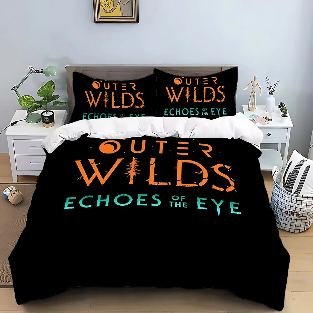 Adventure game buitenste dekbedovertrek kussensloop beddengoed set volwassen jongen meisje slaapkamer decoratie kinderen cadeau enkel dubbel groot formaat