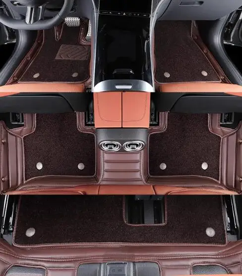 

Специальные автомобильные коврики на заказ для Infiniti QX80 7 8 мест 2024-2013, высококачественные водонепроницаемые двухслойные ковры для QX80 2020