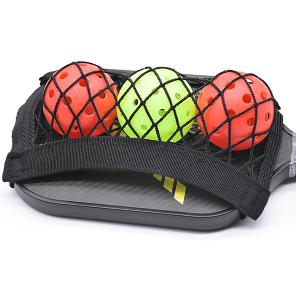 

Сумка-мешок на шнурке для пиклбола, сетчатая, для соревнований, дышащая конструкция, эластичный ремень, вмещает до 3 мячей, для командных тренировок