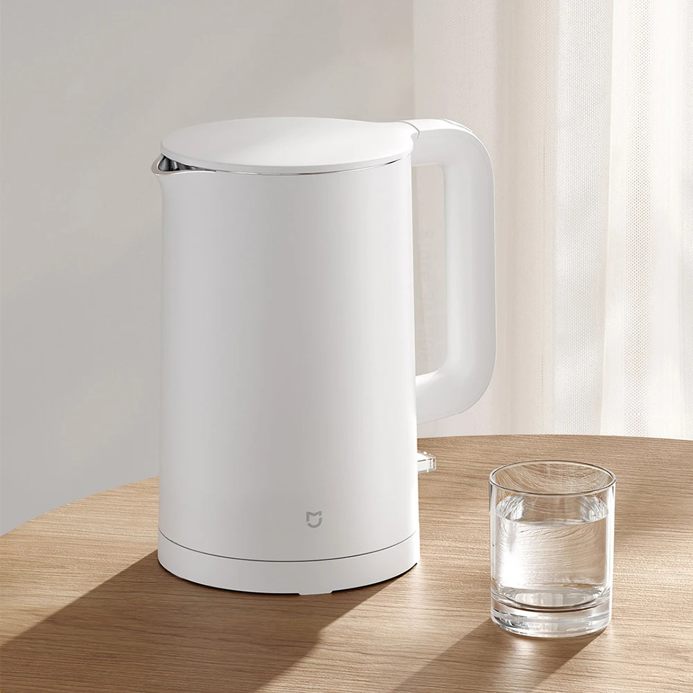 2025 XIAOMI MIJIA Hervidor de agua eléctrico 3 1MJDSHO8YM 800W Tetera inoxidable de ebullición rápida en caliente Material 316L Control de temperatura