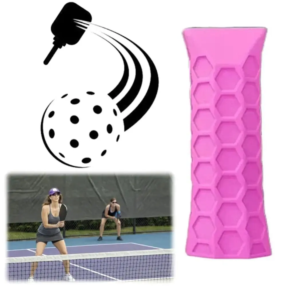 Silicone Pickleball Paddle Grip Cover Handle Padel Accessories Silica Gel Undergrip Non-Slip Reusable Pickleball Racket Overgrip