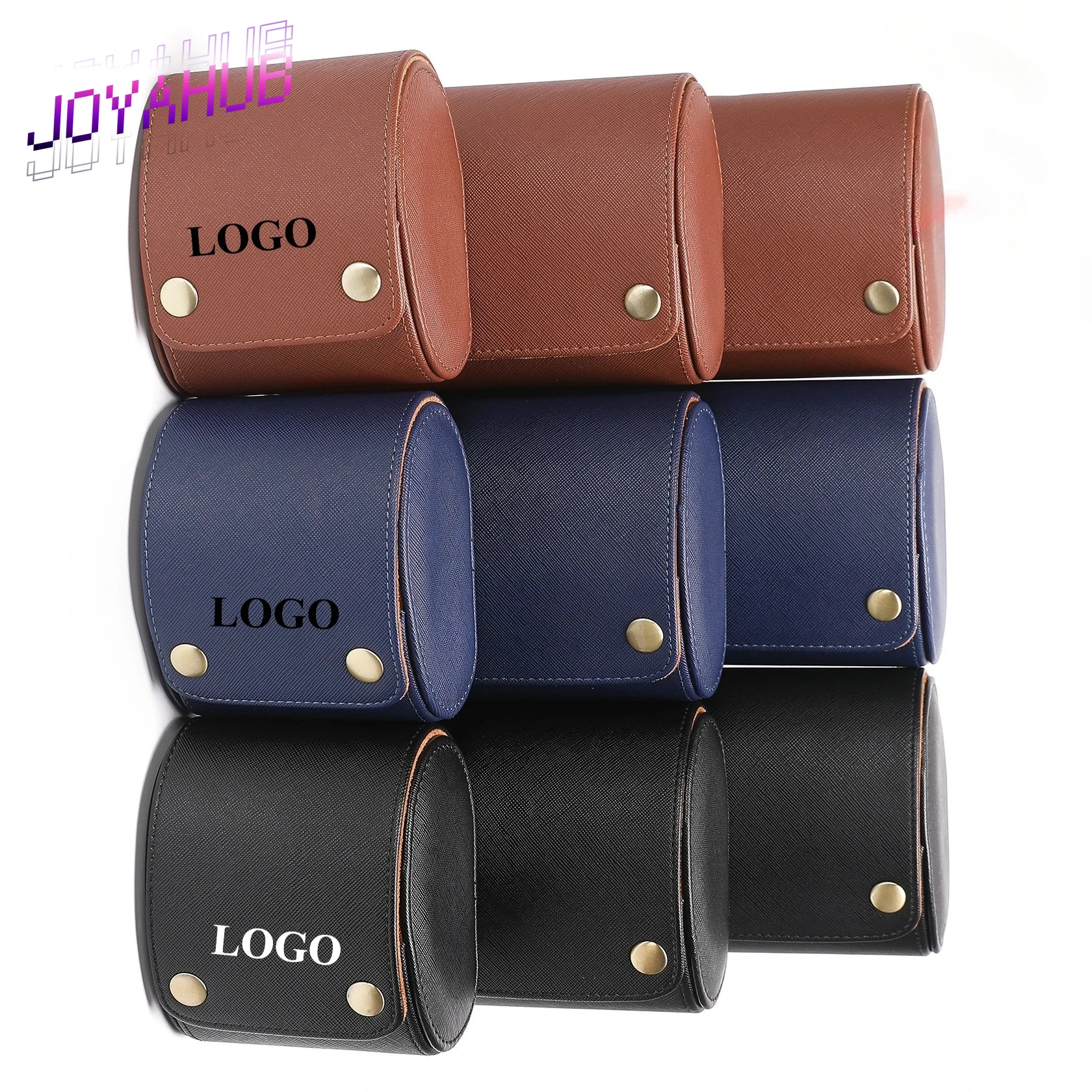 

Индивидуальный логотип, высококачественная портативная вставка для карт, коробка для часов из натуральной кожи, 1/2/3, положение часов, дорожная коробка для хранения часов