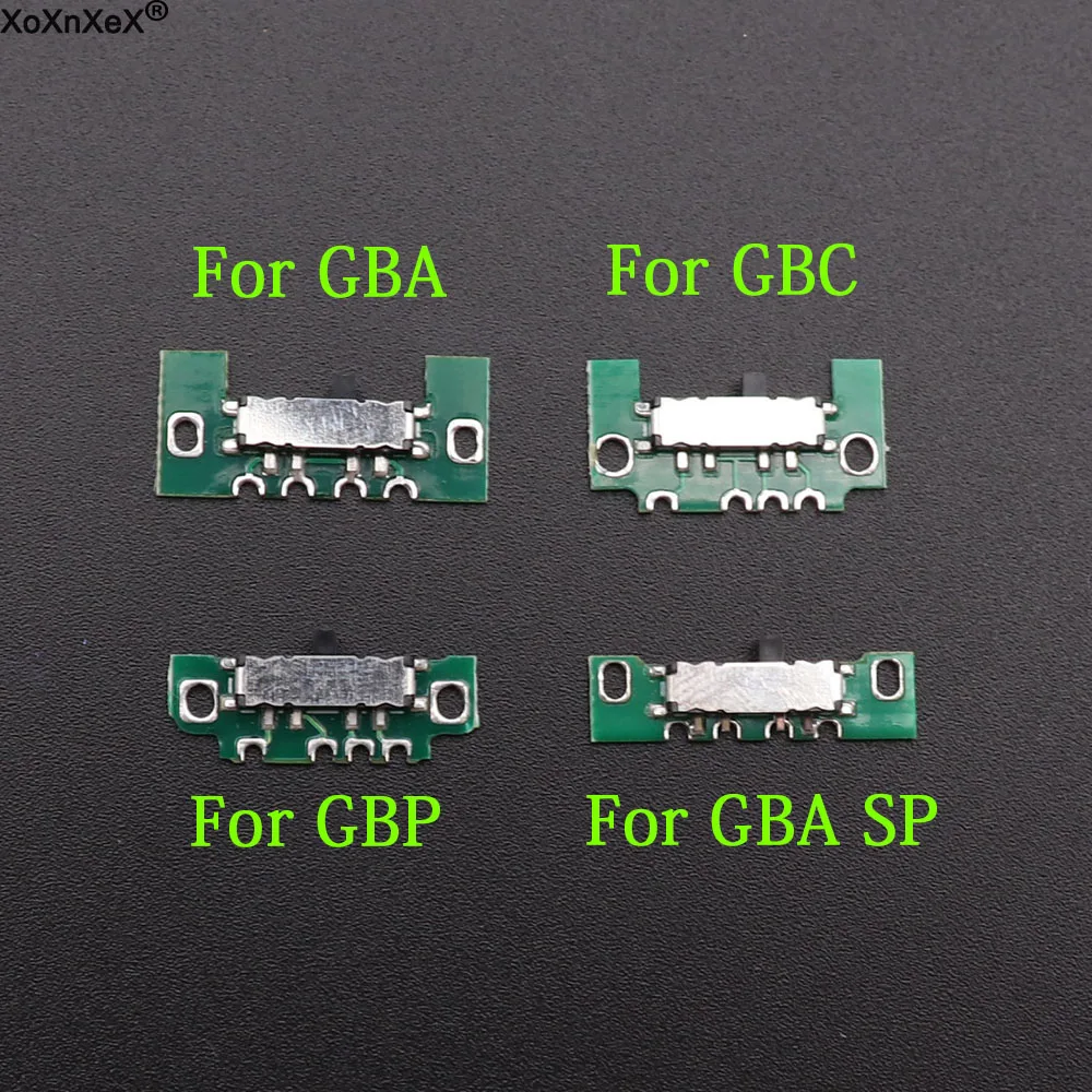 1pcs For GBA SP Power Switch Button For Gameboy Advance GBA GBP GBC Power On off PCB board repairs parts