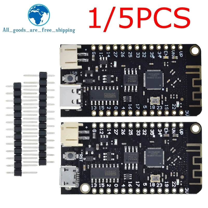 1/5PCS ESP32 LOLIN32 Wifi Bluetooth Development Board ESP32 ESP-32 REV1 CH340 CH340G MicroPython Micro/TYPE-C USB For Arduino