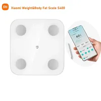 2023 New Xiaomi Mi Body Fat Smart Scale S400 Weight Bathroom Scale BMR Test Heart Rate Hidden  LED Display Smart Home Mi Fit APP