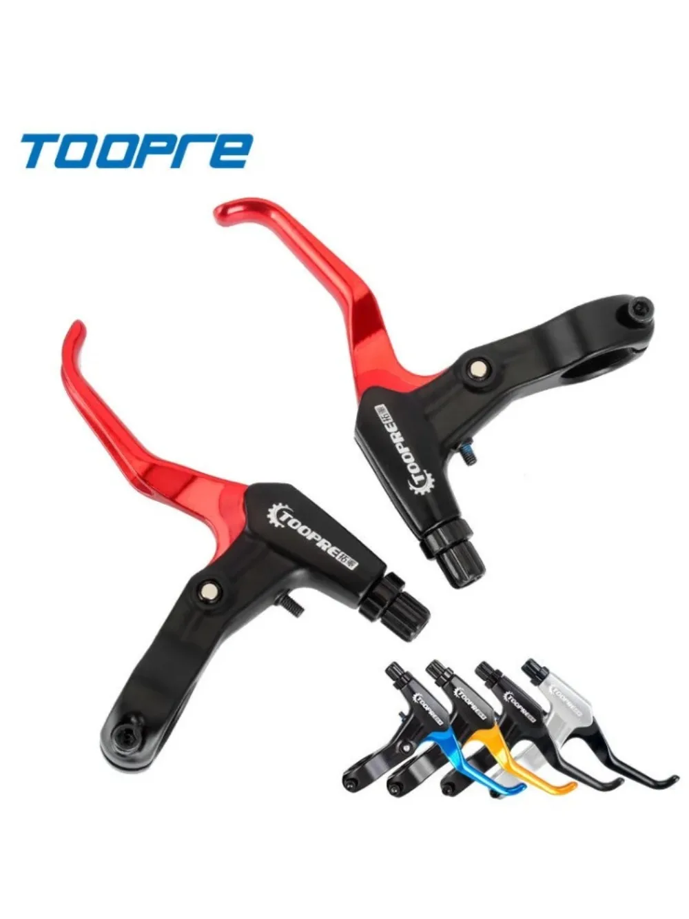 AliExpress TOOPRE MTB FR5 Aluminum Alloy Bicycle Brake Handle Grips For MTB Road Bike Colorful Brake Levers Kids Brake Levers Universal