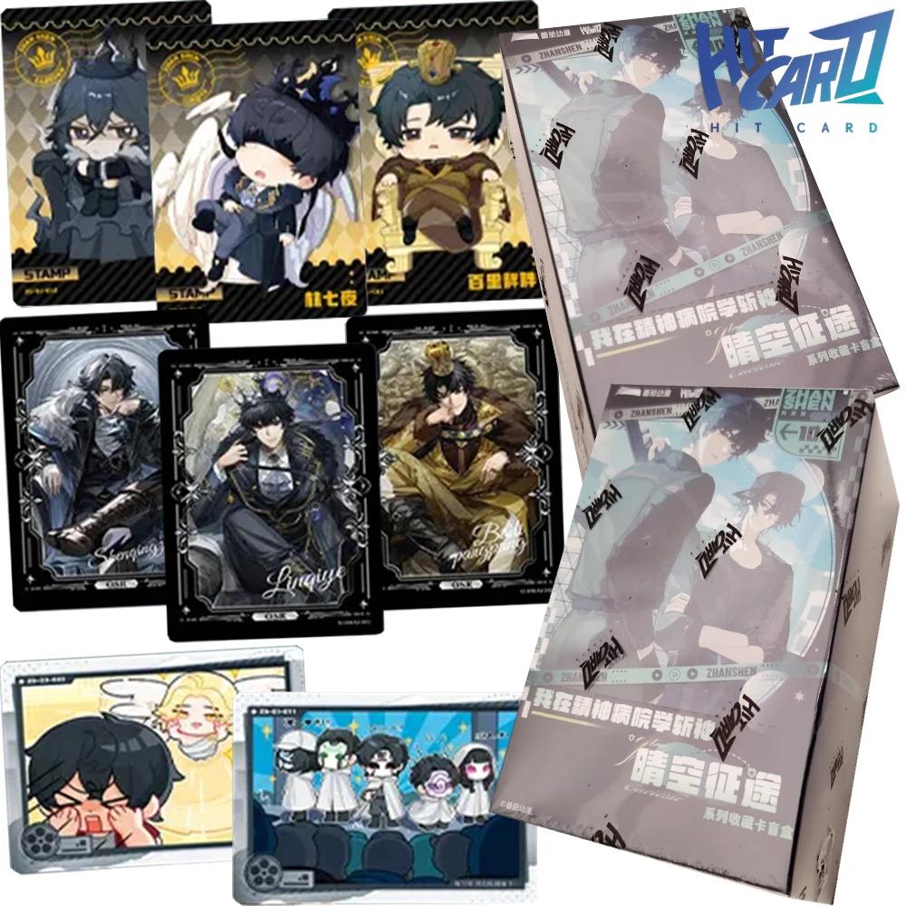 Original HITCARD Learning To Slay Gods in Mental Hospital Fashion Classic Character Image Collection Cards Special Gift for Kid