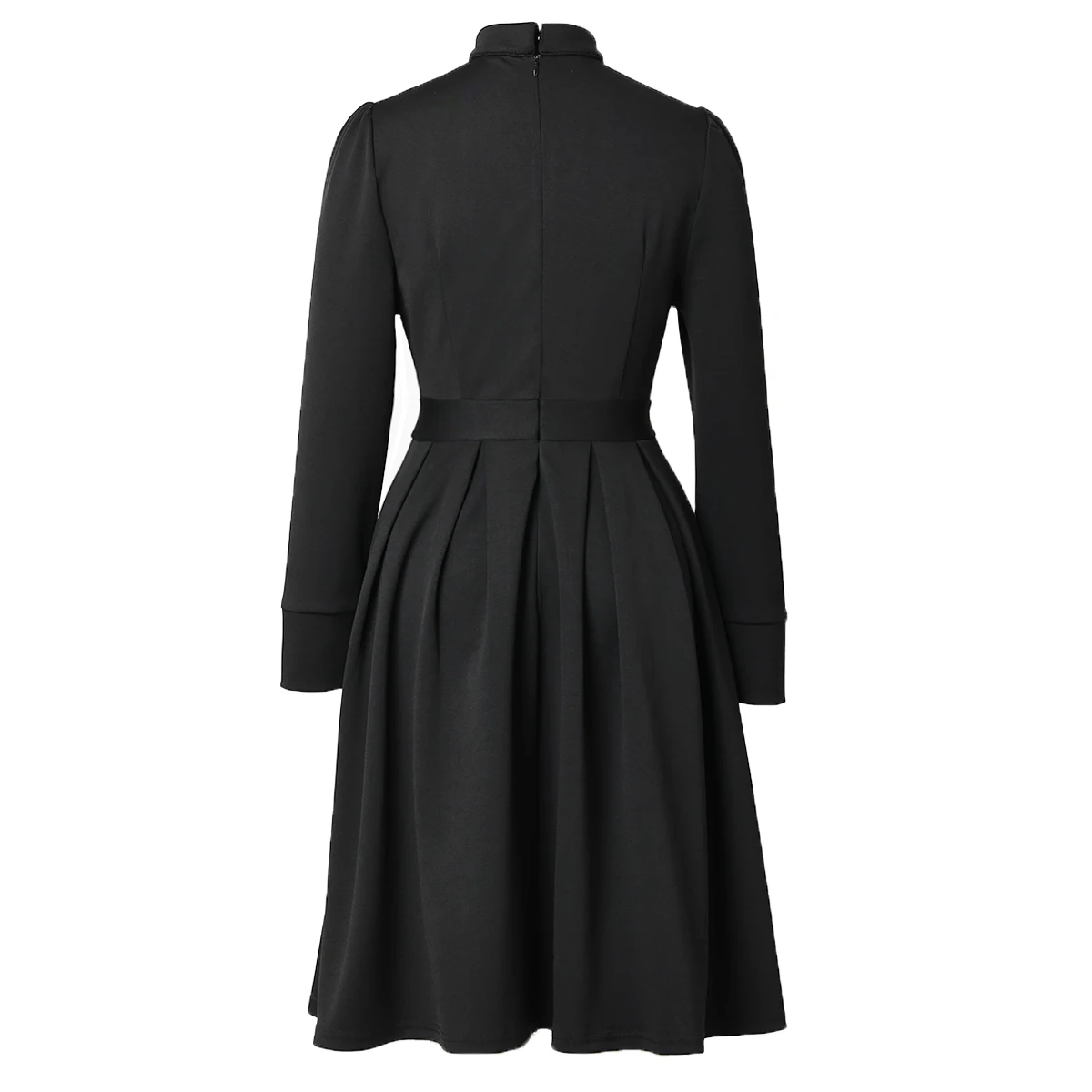 Black Clergy Uniform Dress for Women Minister Tab Collar Priest Church Dresses