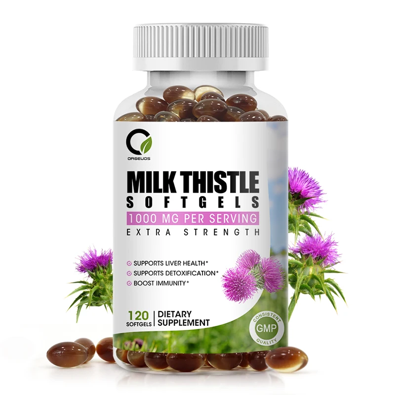 Newly upgraded formula Milk Thistle Capsule & Dandelion Root for Liver Health Protect Cardiovascular Antioxidant Detox