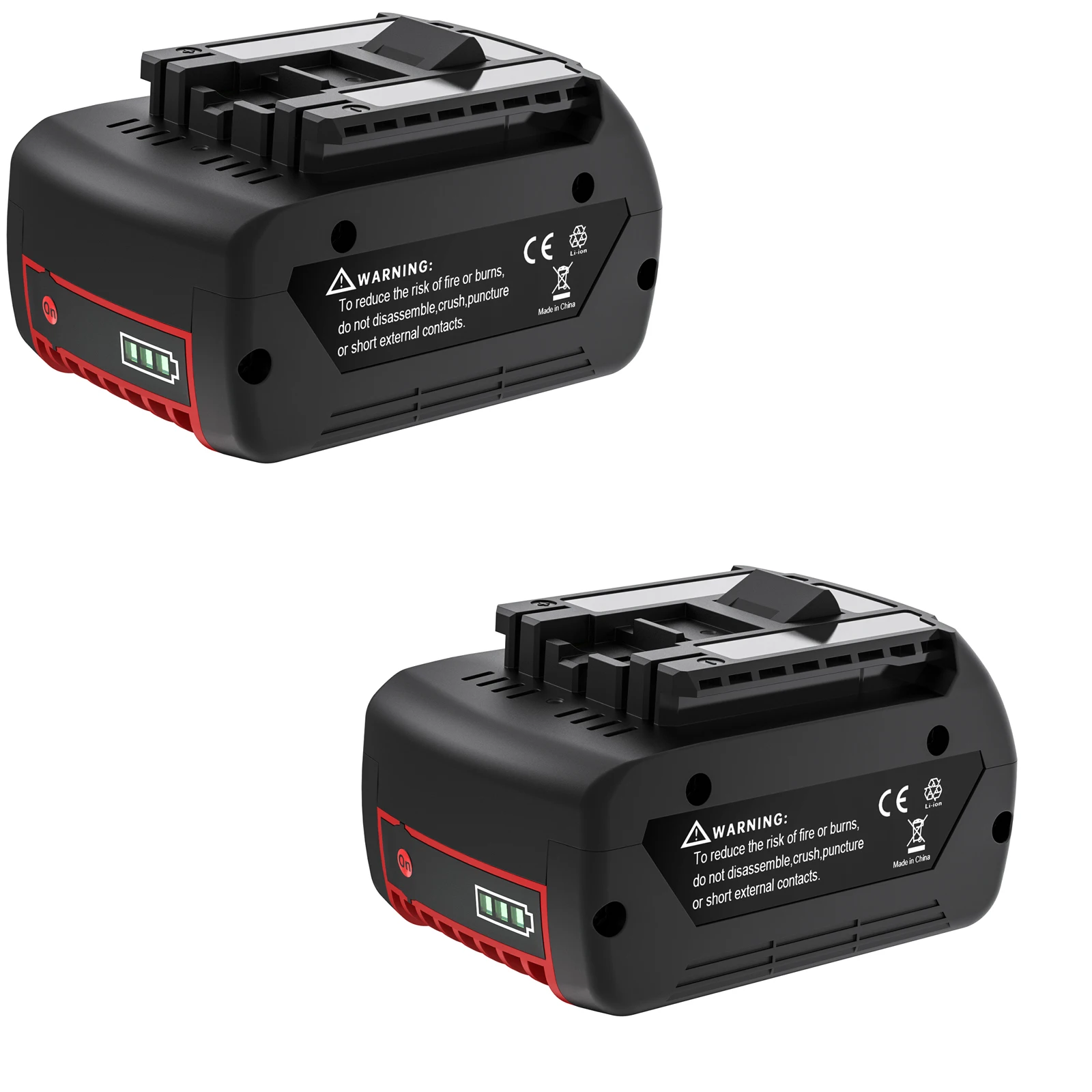 18V 6.0Ah Vervangende accu voor BOSCH BAT609 BAT609G BAT610G BAT611 BAT612 BAT618 BAT618G BAT619 BAT619G BAT620 BAT622