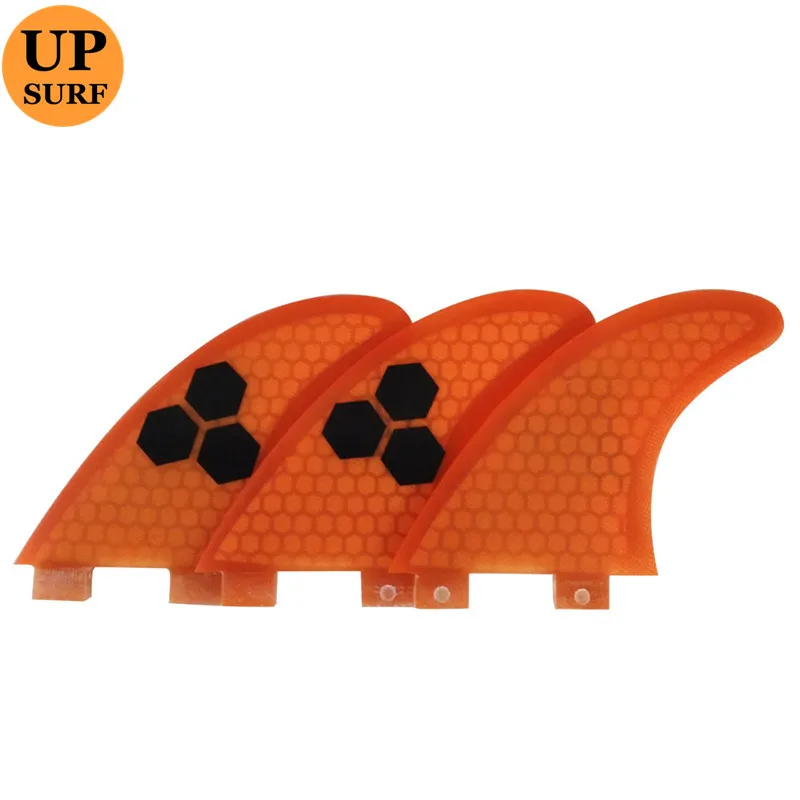 

Surfboard UPSURF FCS Fins G3 Orange Color Fiberglass Honeycomb stand up Paddle Quilhas Surf Fin