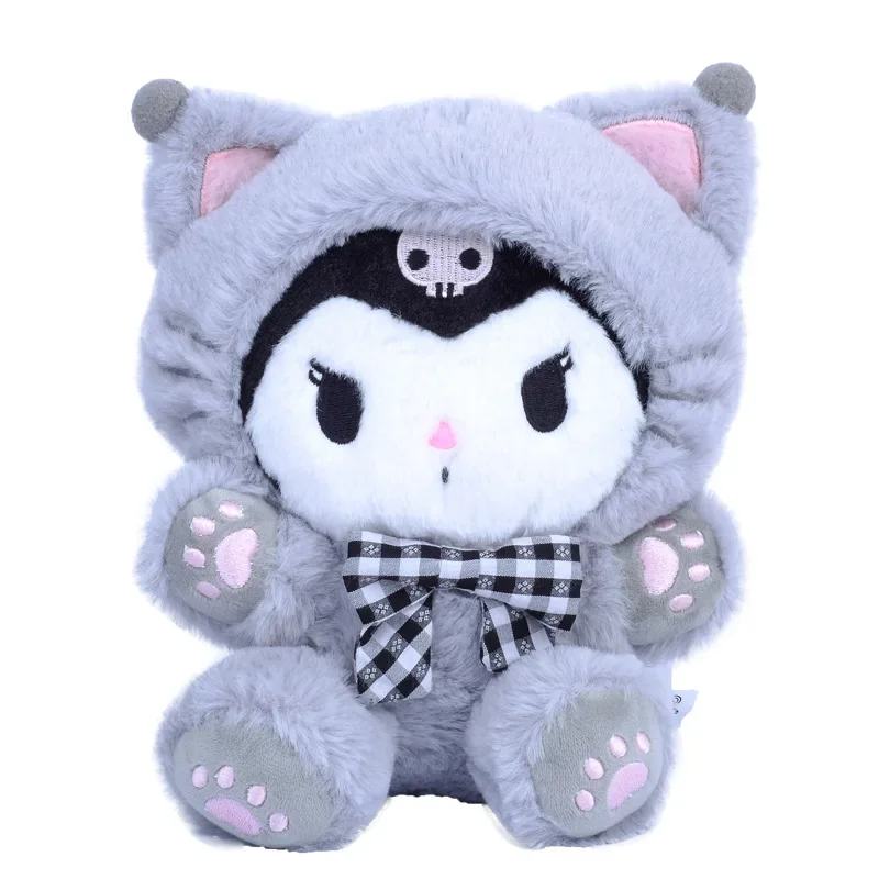 Kawaii Sanlio Anie плюшевая игрушка Hello Kitty Kuromi Yugui собака Pompompurin плюшевая кукла орнамент подарок для девочки детская игрушка