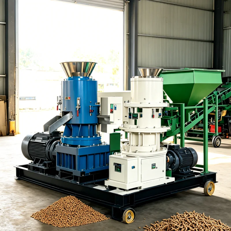 Customized Electric Wood Pellet Mill Machine for Sawdust Biomass Pellets Making Home Farm Commercial Production