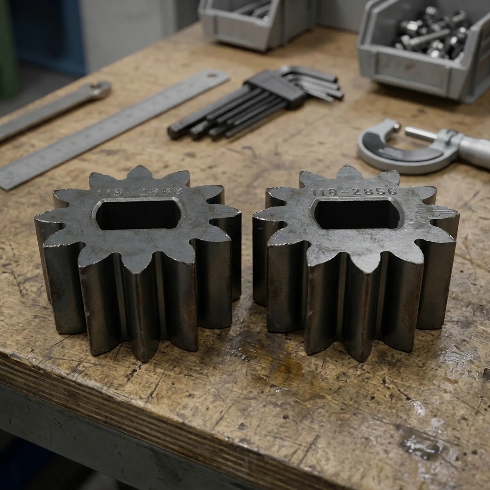Pinion Gear Replacement Kit (2 Pieces) Compatible with Lawn Mowers Using a 22 Inch Wheel Drive System Dependable PerFor formance