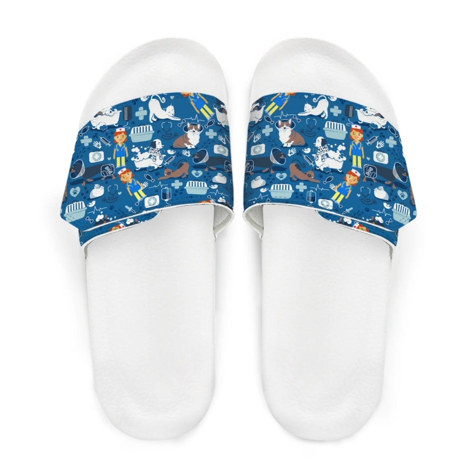 Summer Slippers for Women Men Cute Dachshund Dog Print Woman Slides Sandals Beach Shoes Ladies Flats Home Indoor Male Slipper