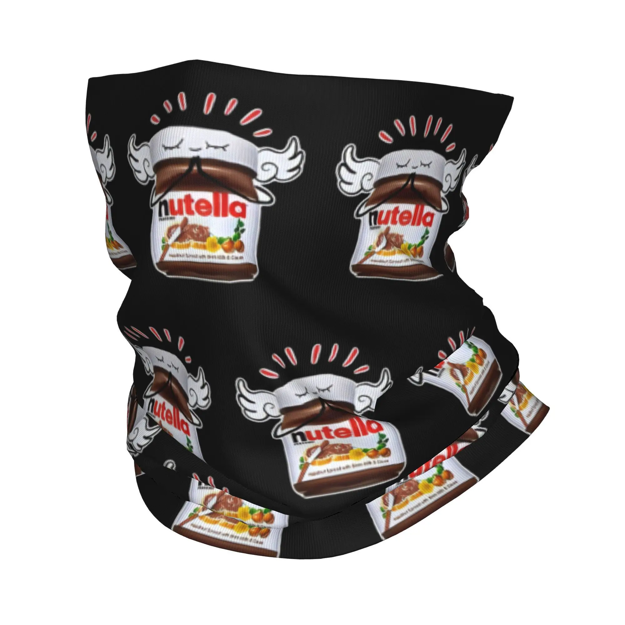 

Забавная бандана Nutella, гетры с принтом, маска, шарф, многофункциональная Балаклава для езды на велосипеде для мужчин, женщин, взрослых, ветрозащитная