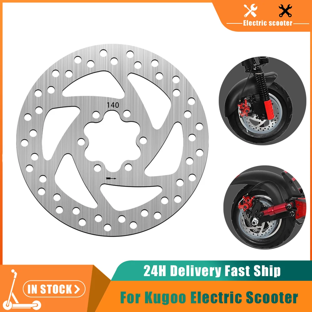 140MM Brake Disc Rotor Pad Replacement For Kugoo M4&M4pro/For Kugoo G-booster Electric Scooter Rear Wheel Disc Pads Accessories