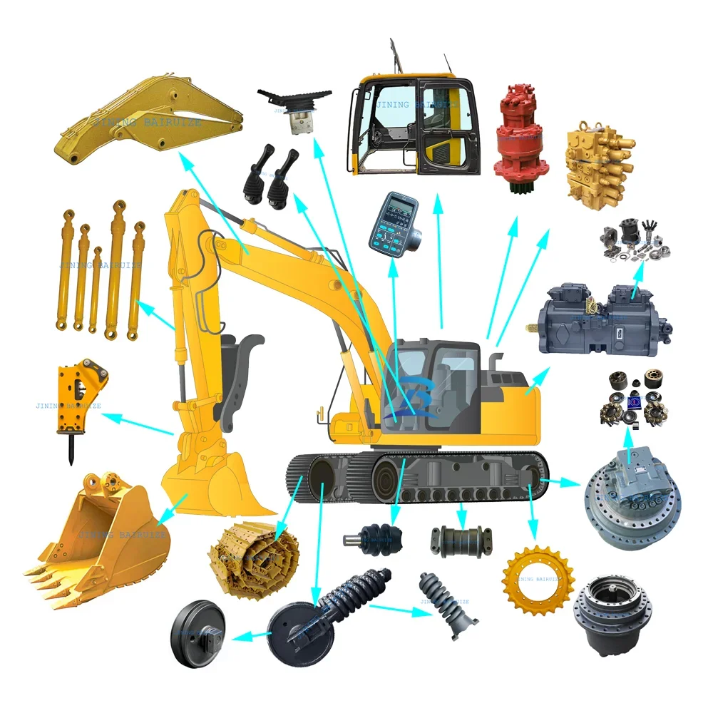 

Wholesale Various brands excavator parts hydraulic excavator spare parts excavator parts