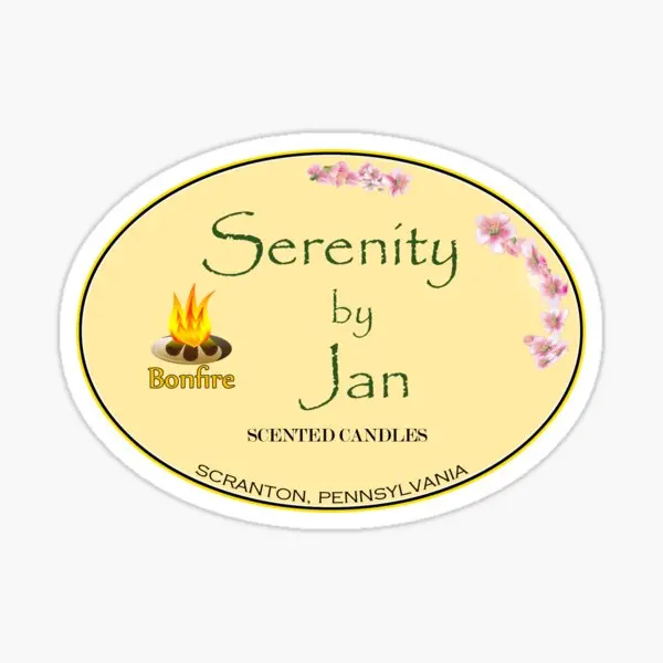 Serenity By Jan  5PCS Stickers for Luggage Stickers Cute Window Living Room Kid Anime Wall Art Laptop Background Water Bottles