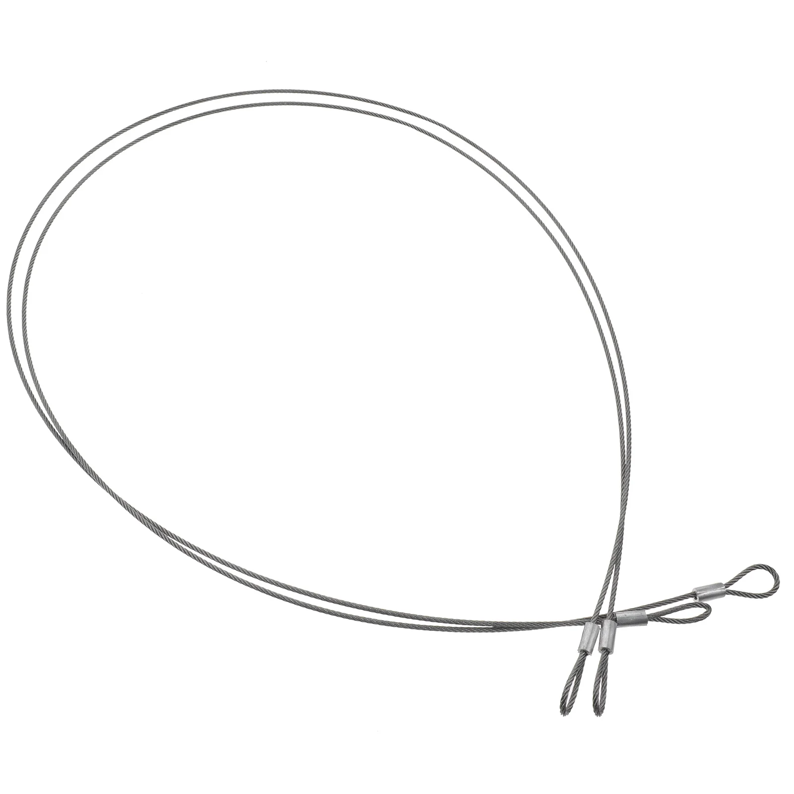 

2Pcs Braided Steel Safety Rope Anti Cutting Strength Flexible Multi Purpose Security Cable Security Cable Safety Wire