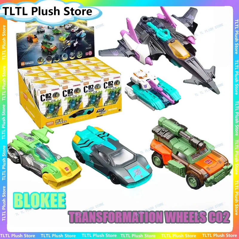 

Blokees Transformation Wheels Cars C02 Thunder Racing Series Sealed Assembly Model Blind Box 12 Unique Collectible Action Figure