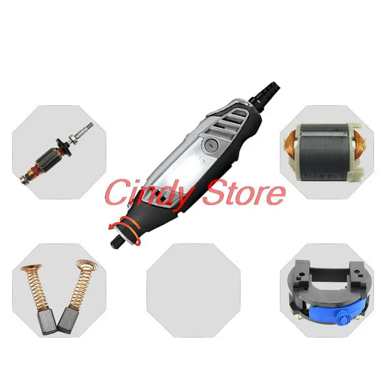 

1PC Power Tool Parts Replace for Bosch dremel Engraving Machine 3000 Rotor Stator Carbon Brush Switch Speed Regulation