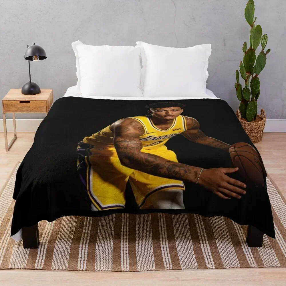 

kyle kuzma Throw Blanket Plaid Travel for babies Blankets