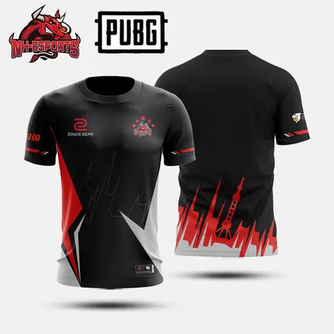 NewHappy 2025 NH Team Esports Gear PUBG Competition Suit Customized Jersey Short Sleeve T-Shirt Streetwear Unisex Tops Oversized
