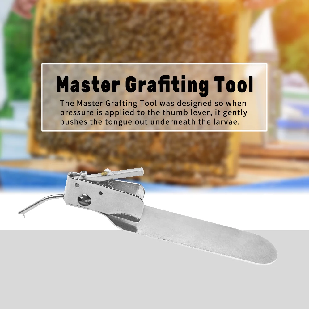 

Beekeeping Queen Rearing Master Grafting Tool with Spare Tongue