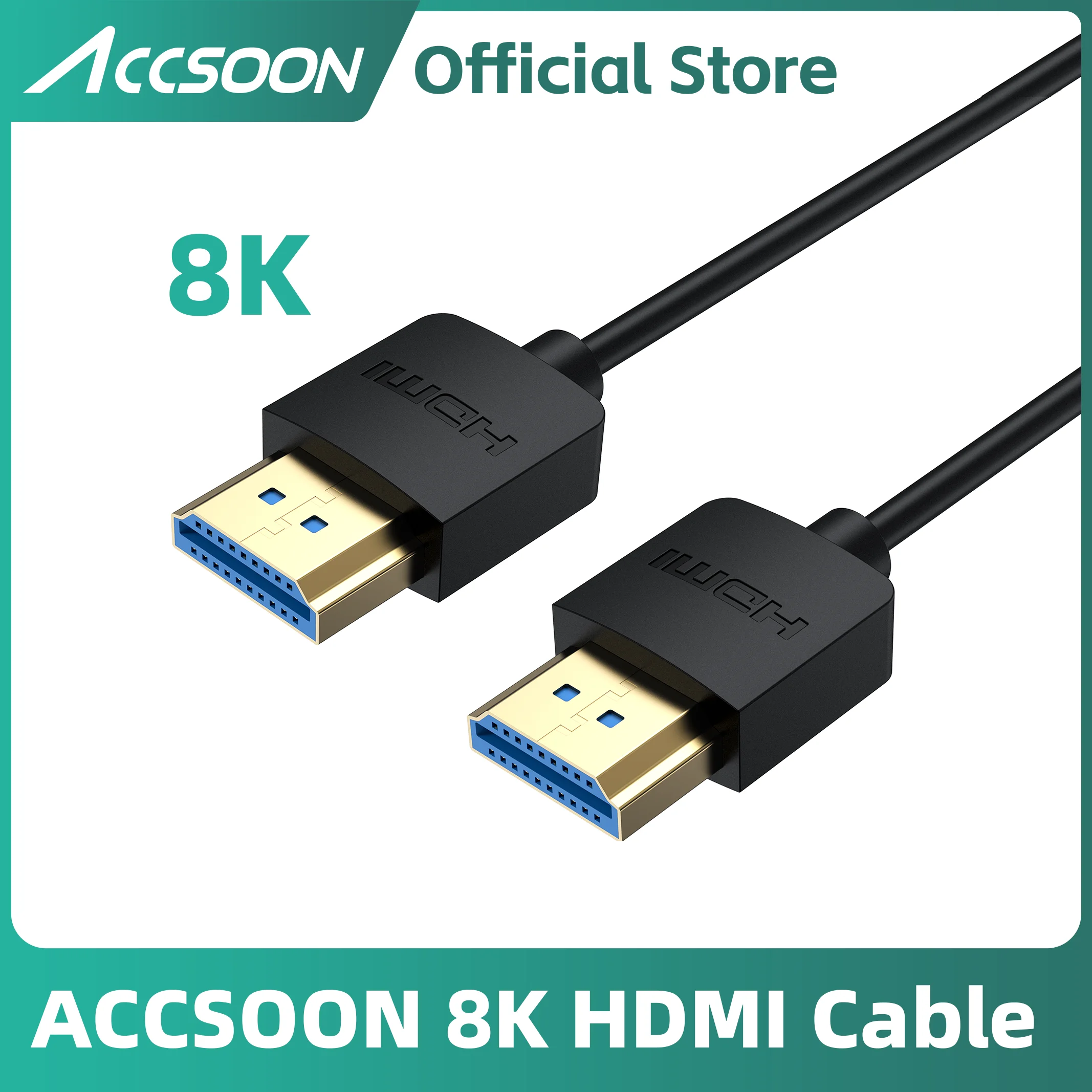 Accsoon 8K HDMI to HDMI Cable High Speed High-definition 50CM Video Transmission For Sony/For Nikon/For Canon Camera Accessories