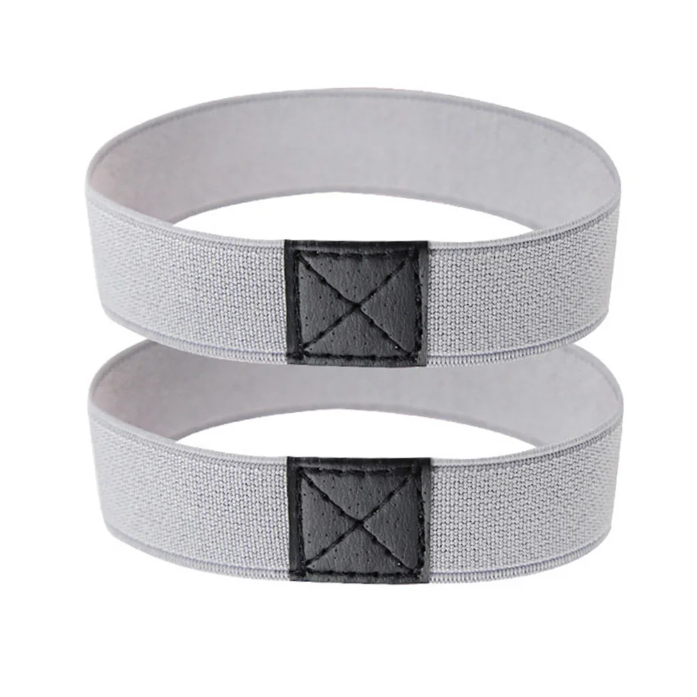 2Pairs High Heel Shoe Straps Stretchy Elastic Anti-Loose Shoe Bands for Women DIY Fixing Loose Heel Shoes Light Grey