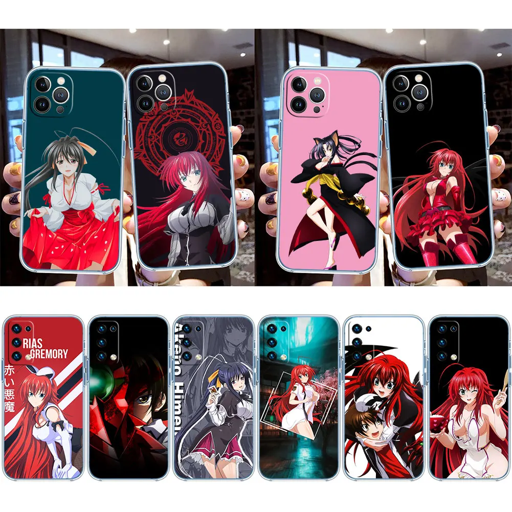 UT30 Rias Gremory Transparent Phone Case for Motorola Moto G40 G04 G05 One Ace Action  Fusion + Plus Hyper Macro Vision Zoom view 2