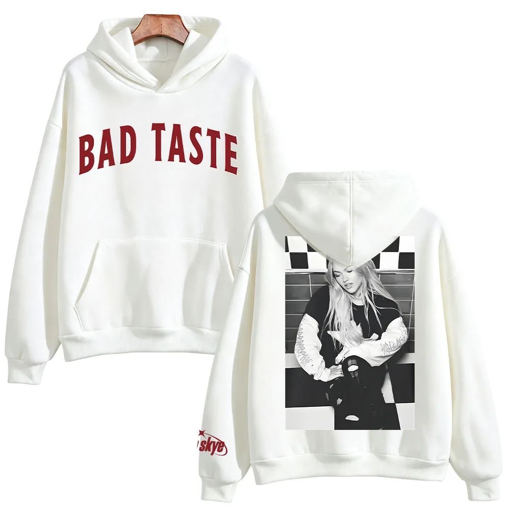 Freya Skye Bad Taste Photo Hoodie Unisex Vintage Grafikdruck Langarm Kleidung Casual Streetwear Fan Geschenk Tops Sweatshirts – Detail 8