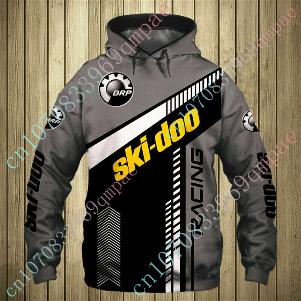 Ski-doo Clothing Anime Oversize Zip Hoodies Harajuku Pullover Top Unisex Sweatshirt Casual Hoodies For Men Women Custom Logo