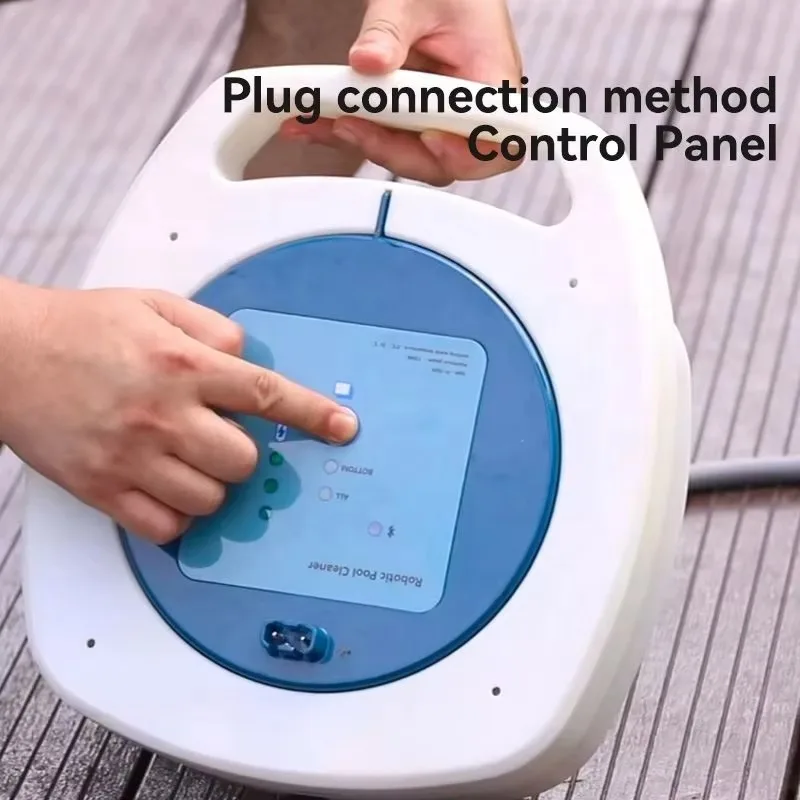 Automatic Pool Cleaning Robot, Commercial Robotic Cleaner, Efficient Swimming Pool Maintenance, Smart Navigation System