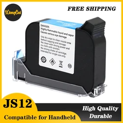 JS12 JS12M 12.7MM Eco Solvent-Based Fast Dry Quick-Drying Ink Cartridge for No Encrypted Handheld Inkjet Printer