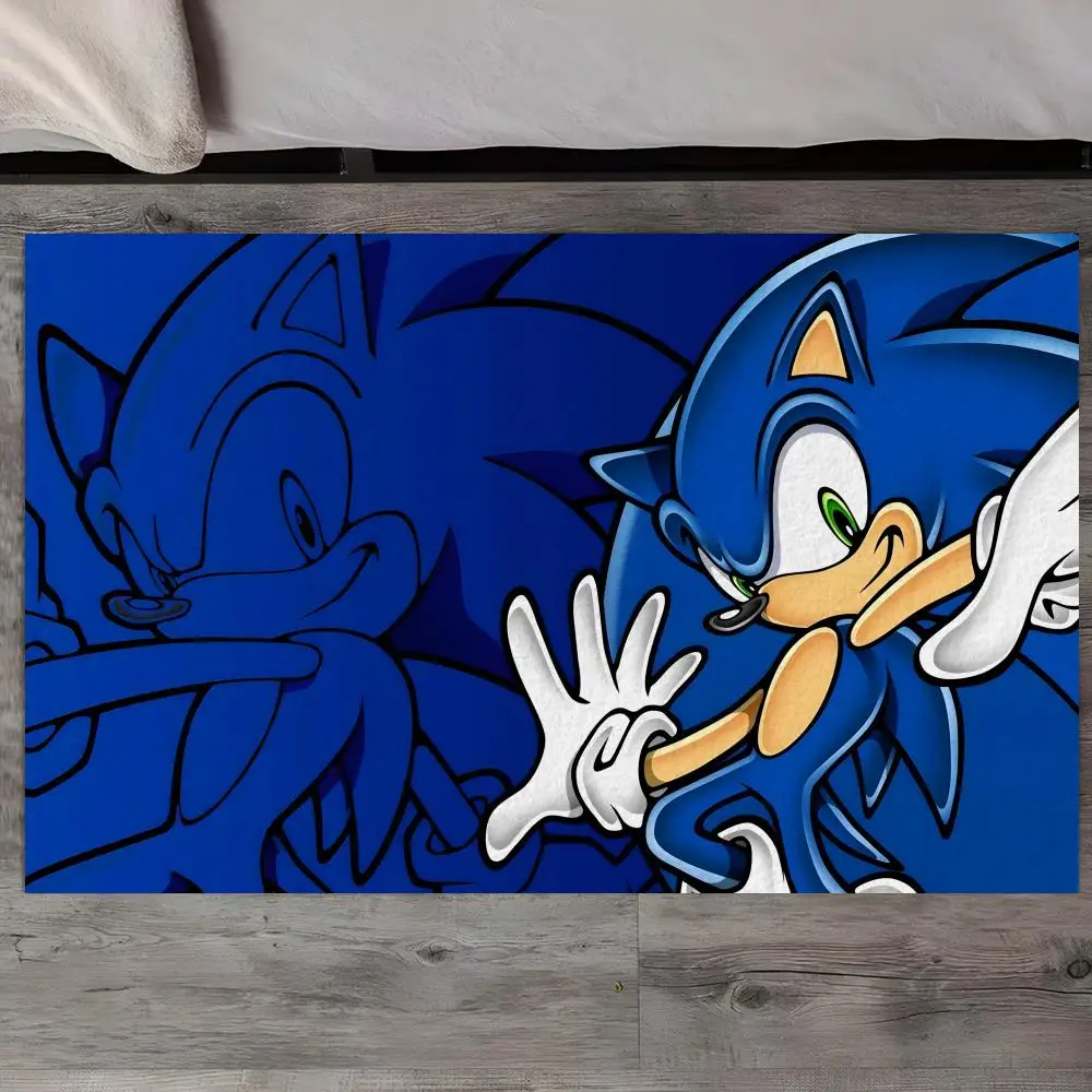 Alfombra de baño de tierra de diatomeas, de secado rápido, absorbente de agua, alfombra de suelo para el hogar multiusos S-Sonic the HedgehogS