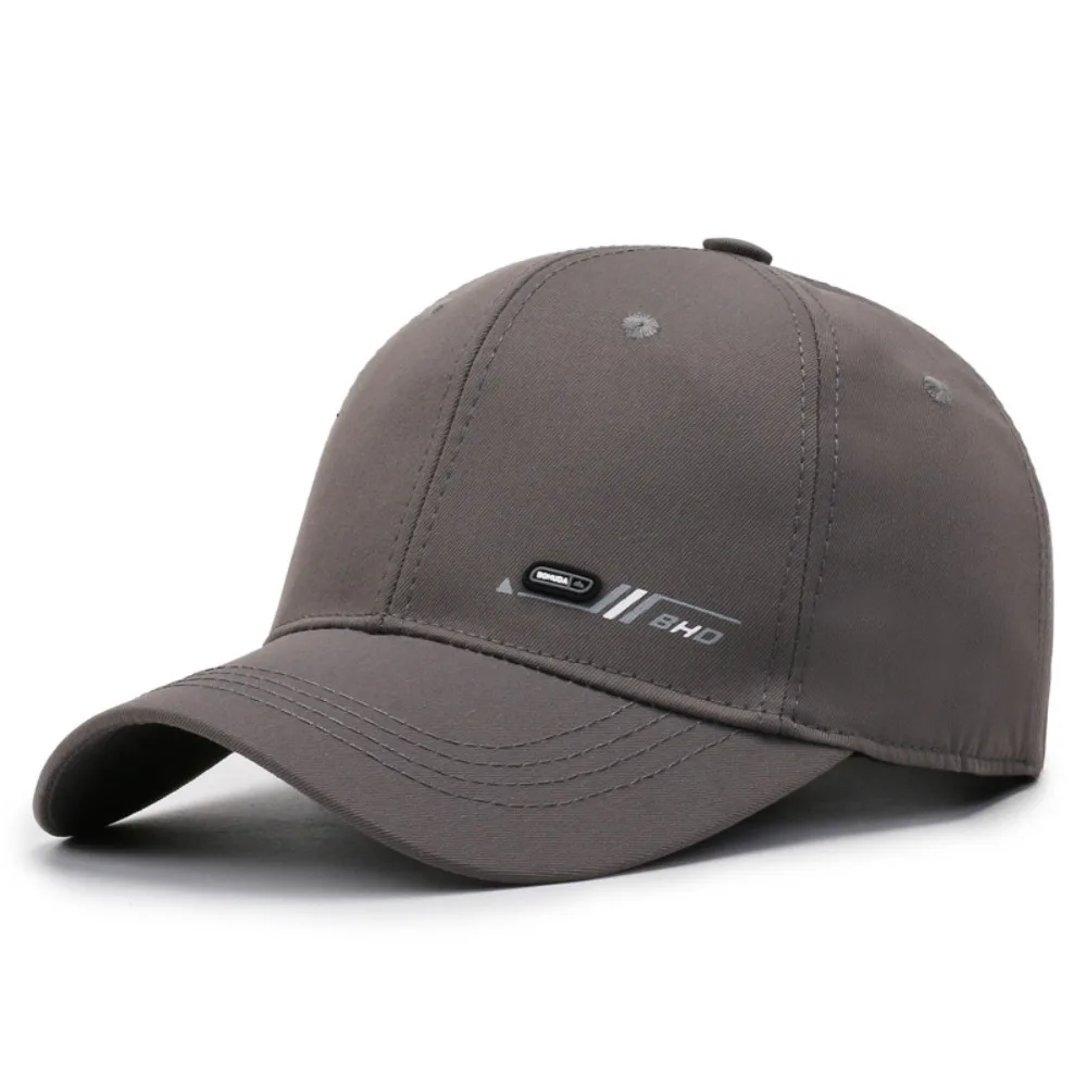 

Simple Polyester Sports Baseball Cap Adjustable Letters Vintage Duck Tongue Cap Comfortable Anti-UV Breathable Golf Caps Unisex