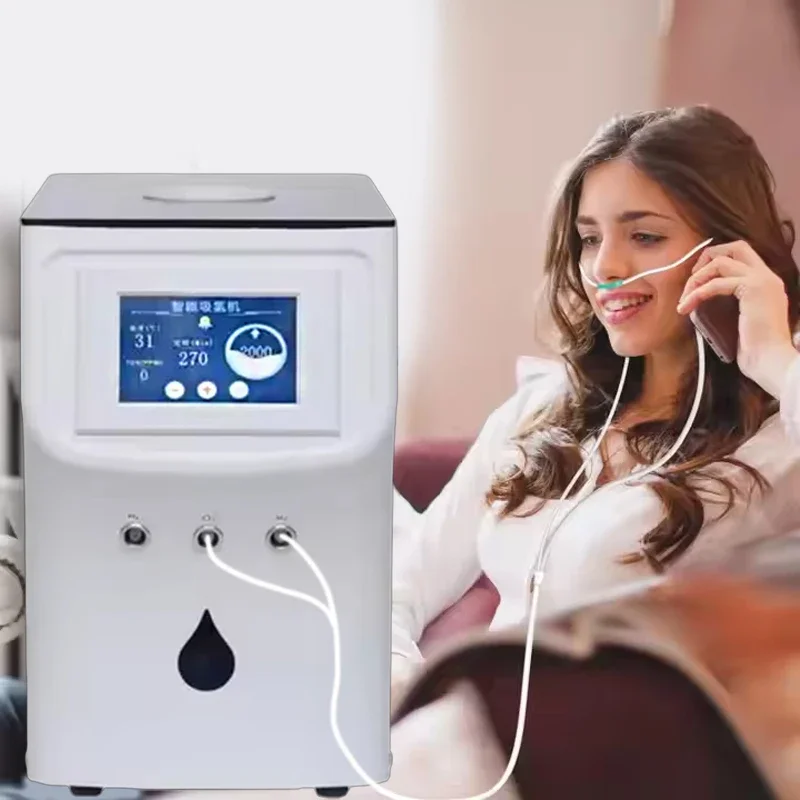 

Inhalation Machine 99.99% Purity 900ml/1500ML Water Generator Electrolysis Ionizer Therapy Inhaler