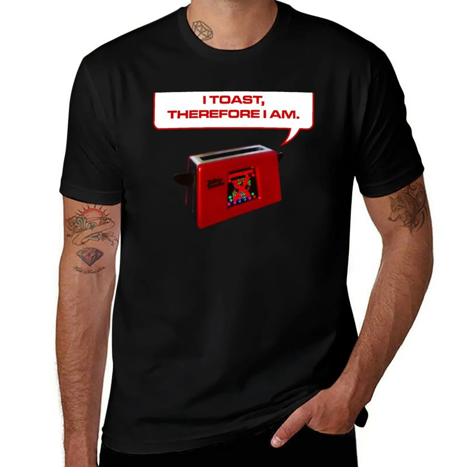 I Toast, Therefore I Am T-Shirt t shirts for man slim fit T-Shirt
