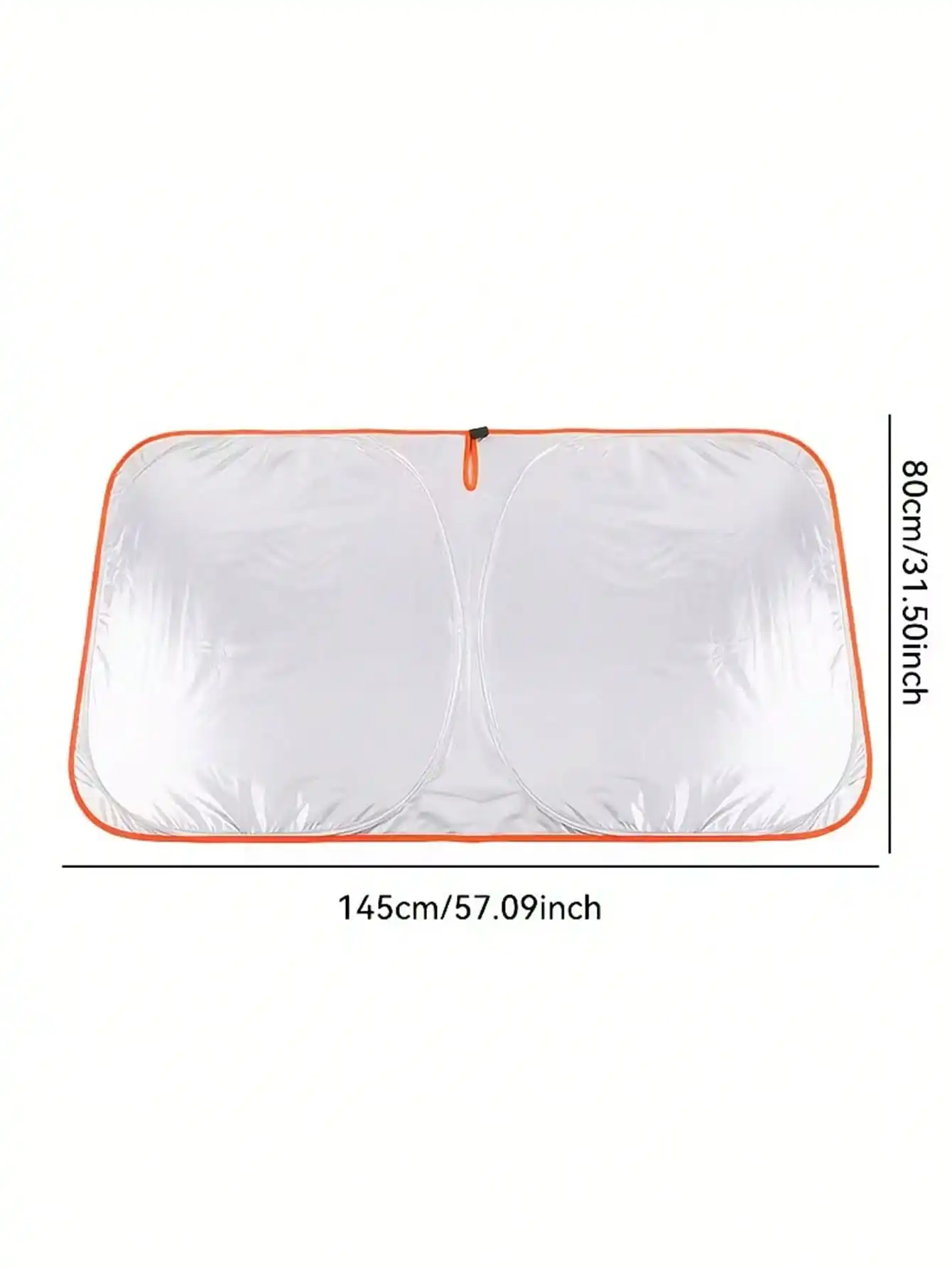 1Pcs Portable Heat-Insulating Sunshade, Single-Piece Car Sunshade, Is a Titanium Silver Upgraded and Thickened Sunshade Specific