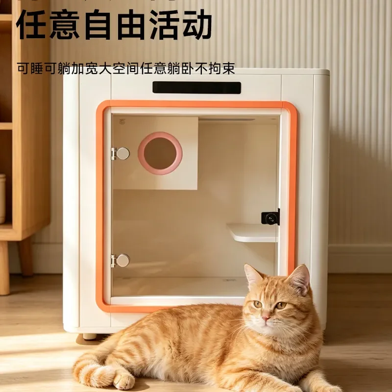 for Integrated Villa Cat Cage Indoor Large Capacity Pet Cabinet with Intelligent Constant Temperature System Comfortable Cat