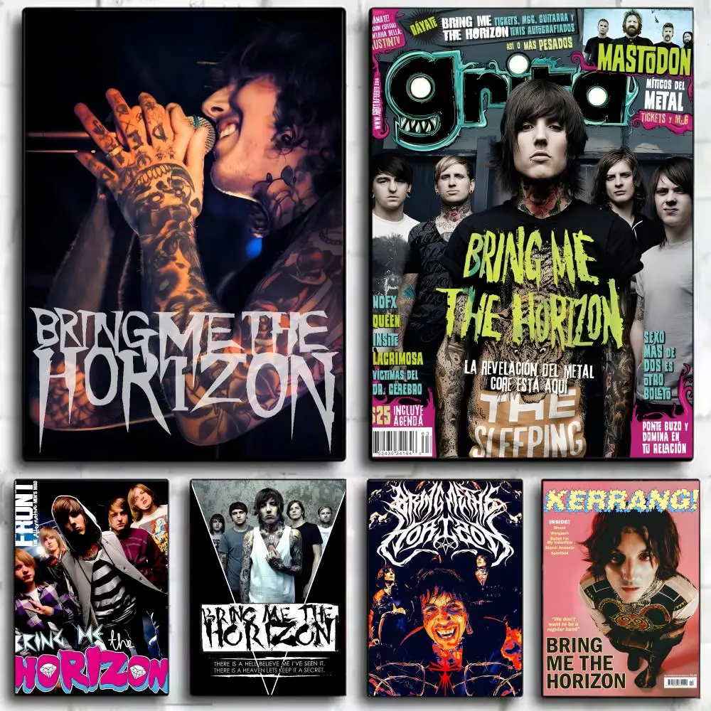 metal band print music decor B-Bring Me the Horizon Poster Wall Art Print Decorative Mural Home Decor Gift Unframed