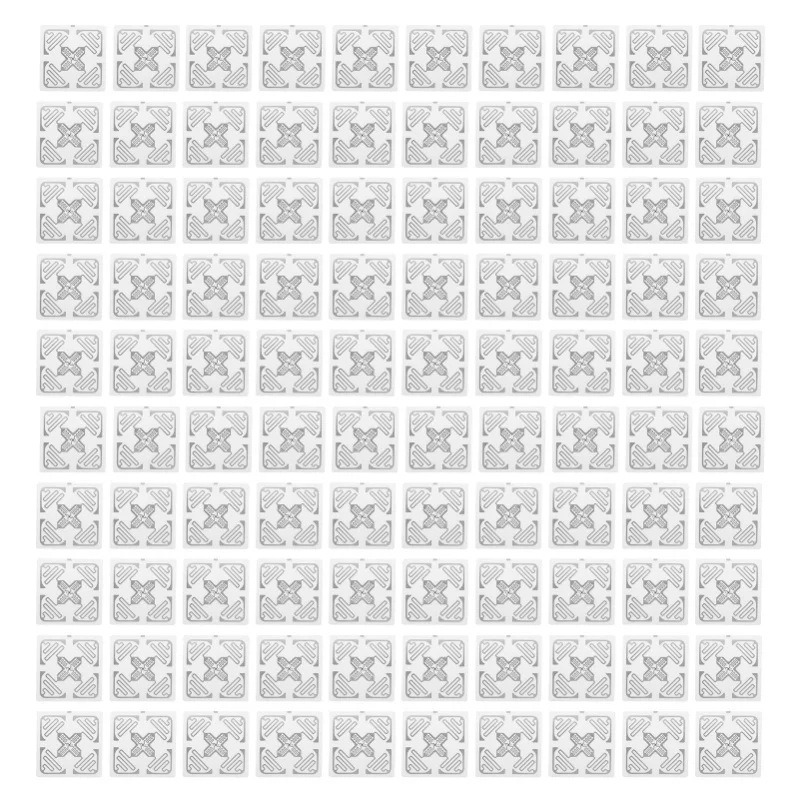 

100pcs UHF RFID Labels 860-960MHz Electronic Indentification Tag For Warehouse Assets Management 50x50mm