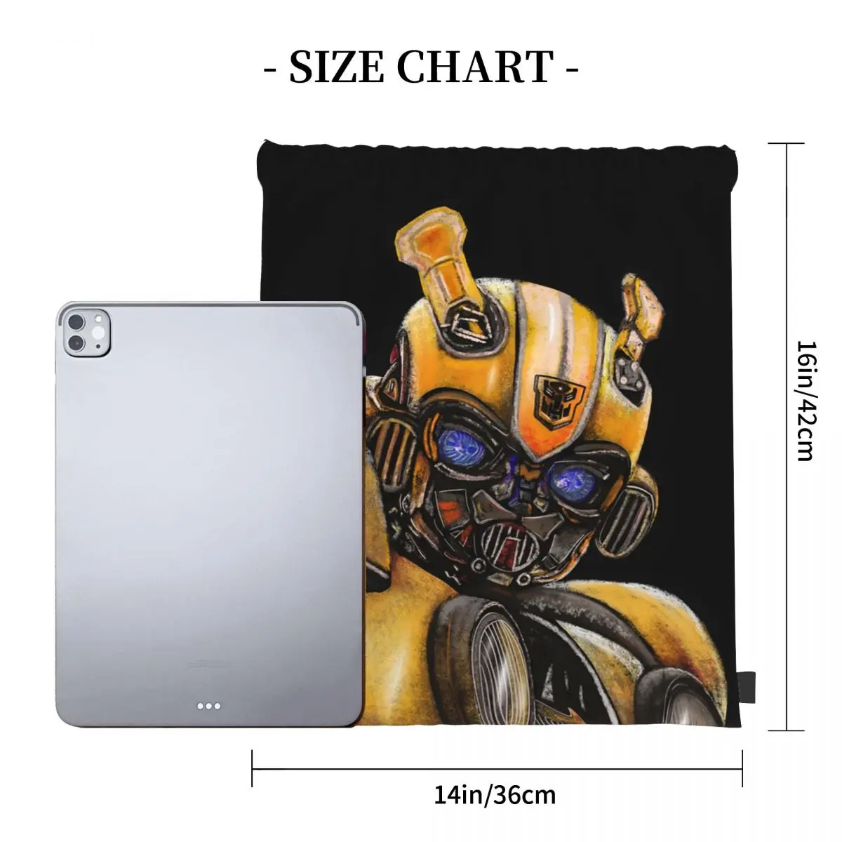 Bumblebee Transformer, The Best Transformer Backpacks Drawstring Bags Drawstring Bundle Pocket Shoes Bag Book Bags For Travel